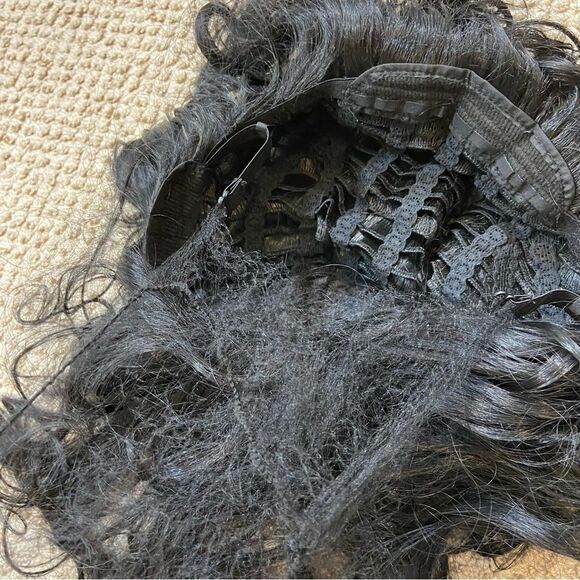New without Tags Adult Size Black Curly Hair Wig - Picture 6 of 8